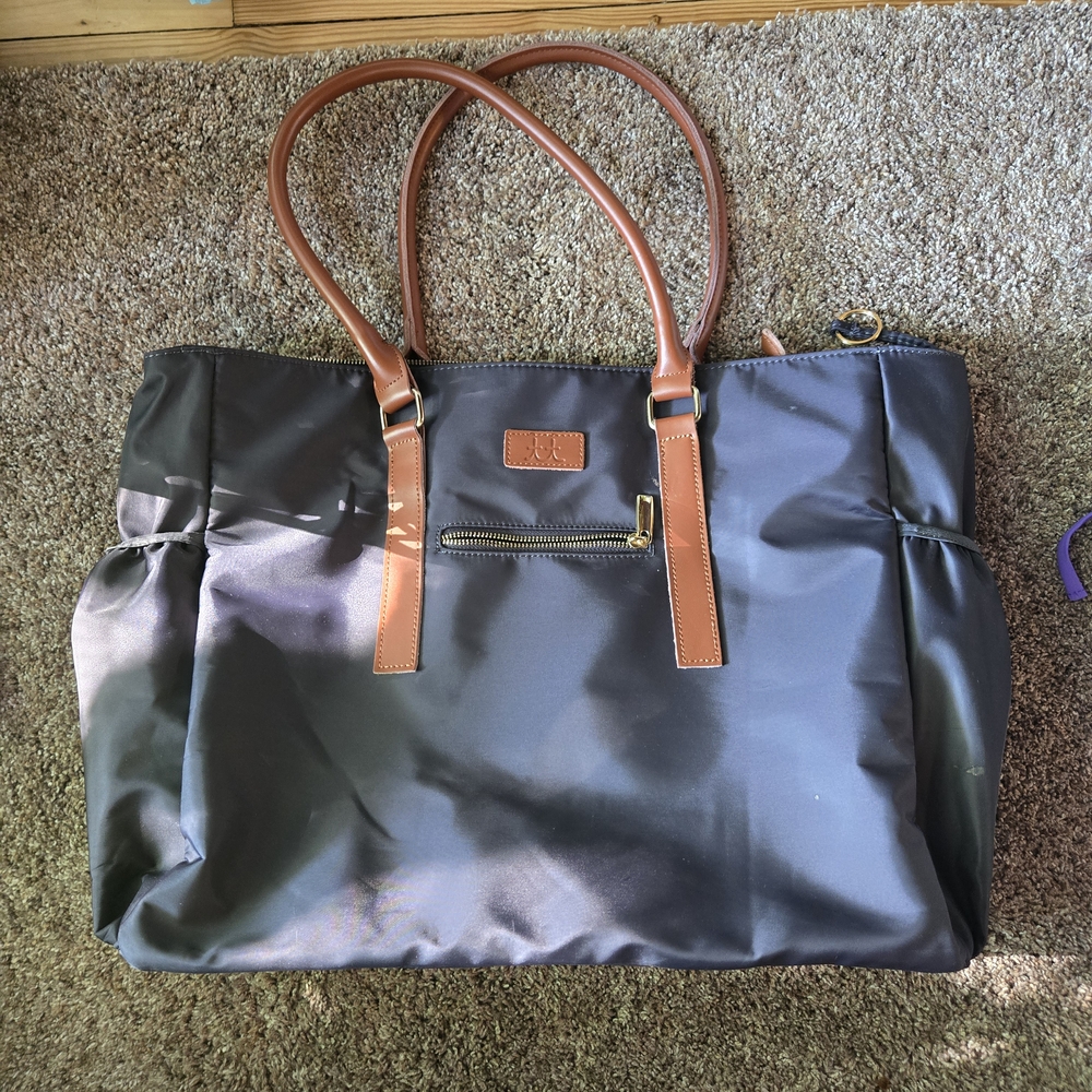 Black and Brown Tote Bag